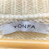 ヨンファ YONFA ケーブル編みクロップドセーター レディース