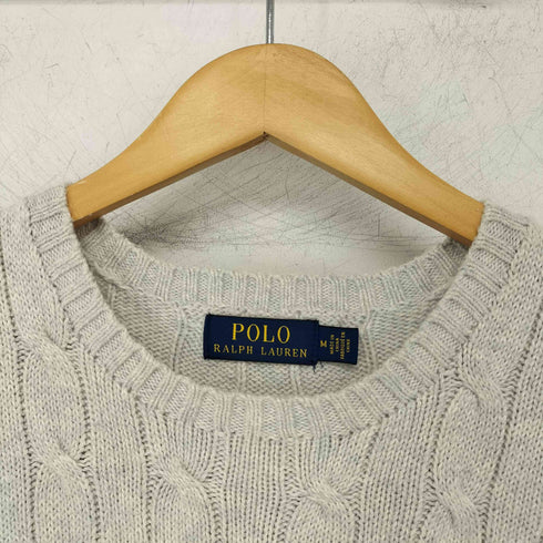 ポロラルフローレン POLO RALPH LAUREN ポニー刺繍 ケーブルニットセーター メンズ JPN:M