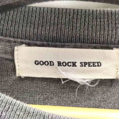 グッドロックスピード GOOD ROCK SPEED ピグメント加工 キャラクタープリントTシャツ レディース JPN:M