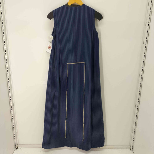 フランクリーダー FRANK LEDER ストライプリネンワンピース レディース