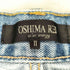 OSHIMA REI ボタンフライ ダメージカット デニムパンツ レディース JPN:2