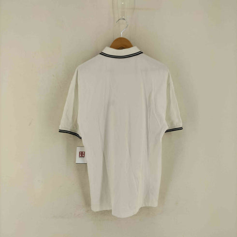 フレッドペリー FRED PERRY 4連ロゴ 刺繍 ポロシャツ メンズ import:M