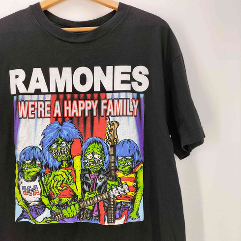 chaser チェイサー ボディ 00S メキシコ製 キャラクター プリント S/S Tシャツ Were a Happy Family メンズ import:L