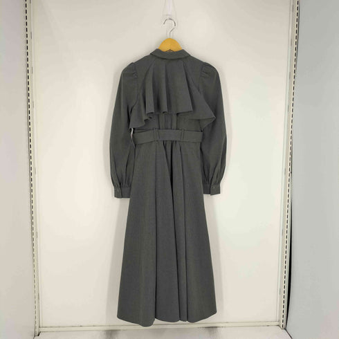 アンドクチュール And Couture ストライプフリルケープワンピース レディース FREE