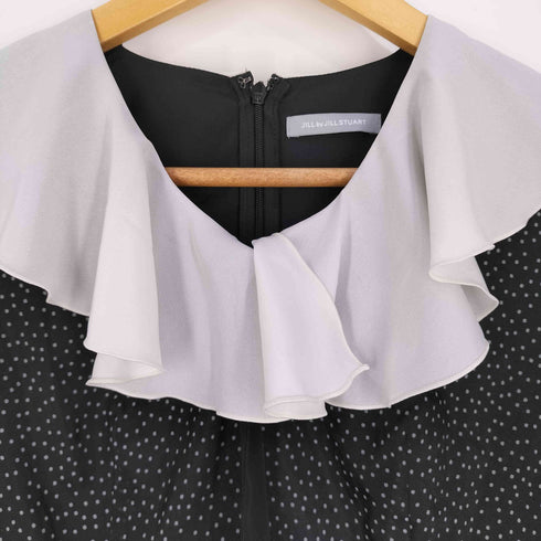 ジルバイジルスチュアート JILL by JILLSTUART 23SS シアーランダムドットプリントワンピース レディース import:S