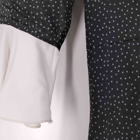 ジルバイジルスチュアート JILL by JILLSTUART 23SS シアーランダムドットプリントワンピース レディース import:S