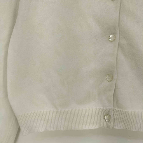 バーバリーロンドン BURBERRY LONDON ロゴ刺繍 コットン クルーネック カーディガン レディース 160A