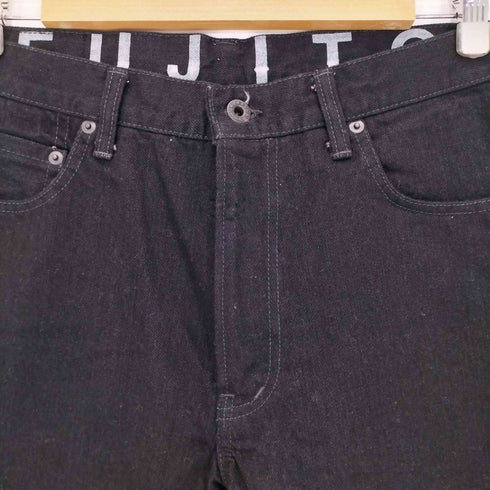 フジト FUJITO ブラックストレートデニム メンズ 32