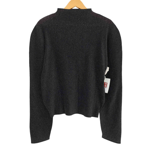 プリーツプリーズイッセイミヤケ PLEATS PLEASE ISSEY MIYAKE 12ss まだら柄 モックネック プリーツ カットソー レディース JPN:3