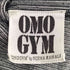 OMOGYM by NORMA KAMALI ストライプ クロップド ジップパーカー 裾ドローコード レディース JPN:M