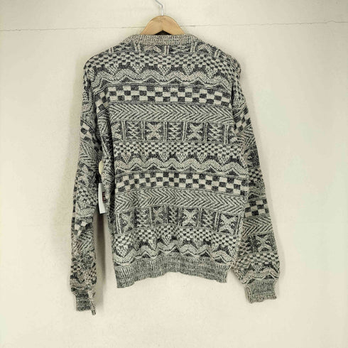 ROYAL NORTH MILLS OUTFITTERS USA製 総柄ニット メンズ M