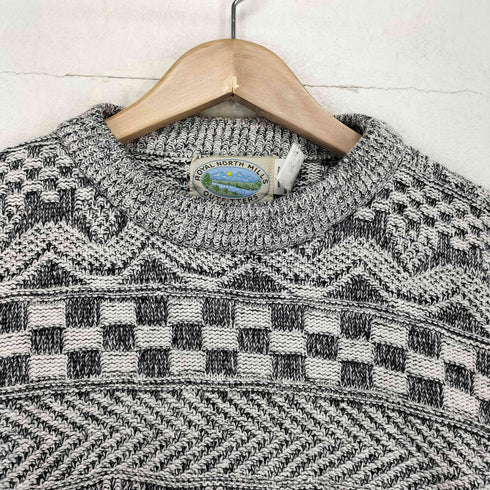 ROYAL NORTH MILLS OUTFITTERS USA製 総柄ニット メンズ M