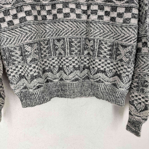 ROYAL NORTH MILLS OUTFITTERS USA製 総柄ニット メンズ M