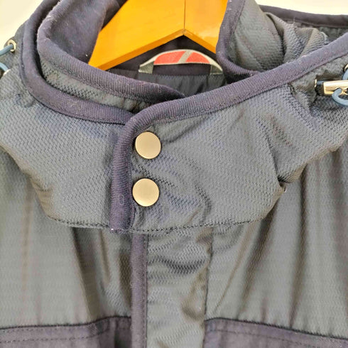 インターメッツォ INTERMEZZO ダウンインナー付き 異素材切替 フーディジャケット メンズ import:M