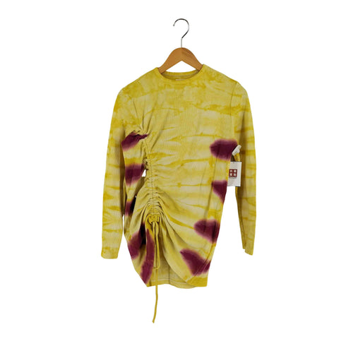 iI tie dye gather long sleeve レディース