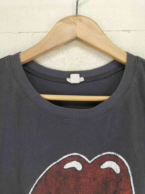 GARAGE フロントクルーネックバンドTシャツ レディース S