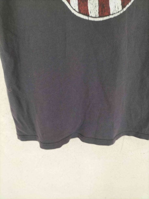 GARAGE フロントクルーネックバンドTシャツ レディース S