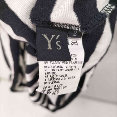 ワイズ Ys サイドカットオフカットソー 変形Tシャツ レディース JPN:2