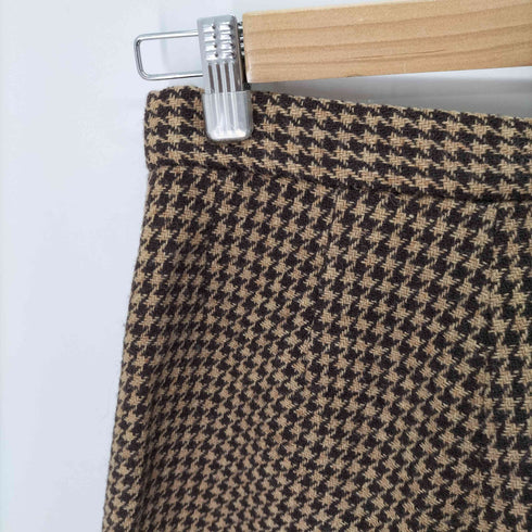 トリココムデギャルソン tricot COMME des GARCONS 千鳥格子 アシンメトリーパンツ レディース JPN:M