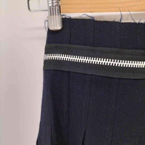 トリココムデギャルソン tricot COMME des GARCONS ジップデザイン プリーツスカート レディース JPN:S