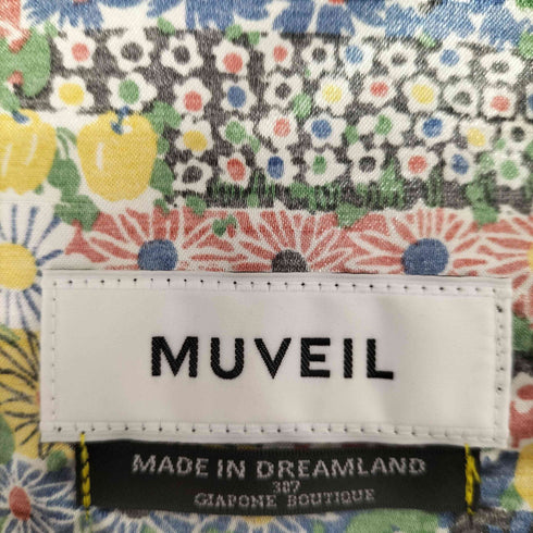 ミュベール MUVEIL ミックスフラワーラップスカート レディース 38