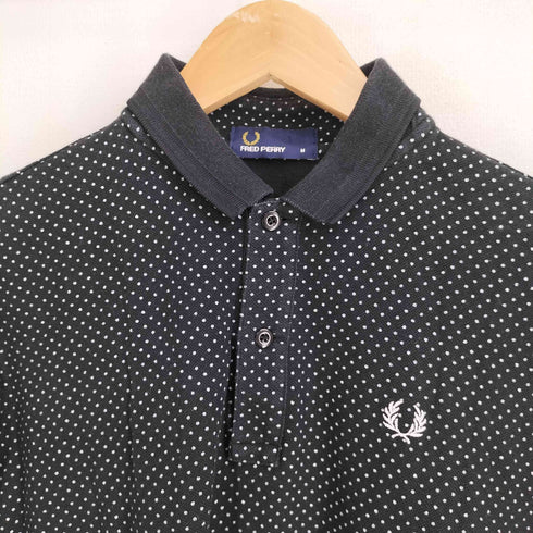 フレッドペリー FRED PERRY S/S ドット柄ポロシャツ レディース import:M