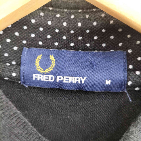 フレッドペリー FRED PERRY S/S ドット柄ポロシャツ レディース import:M