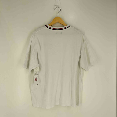 フレッドペリー FRED PERRY ロゴ刺繍 リブライン クルーネックTシャツ メンズ import:L