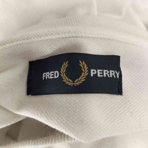 フレッドペリー FRED PERRY ロゴ刺繍 リブライン クルーネックTシャツ メンズ import:L