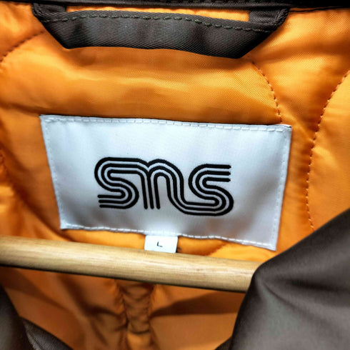 SNS Sneakersnstuff 裏地キルティング ユーティリティーポケット ミリタリー フライト ジャケット ブルゾン メンズ import:L