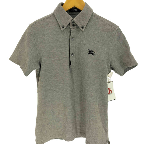 バーバリーブラックレーベル BURBERRY BLACK LABEL ロゴ刺繍 ポロシャツ メンズ 2