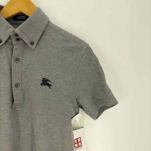 バーバリーブラックレーベル BURBERRY BLACK LABEL ロゴ刺繍 ポロシャツ メンズ 2