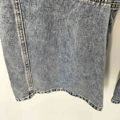 デニム カーゴ ワイドパンツ レディース 32inch