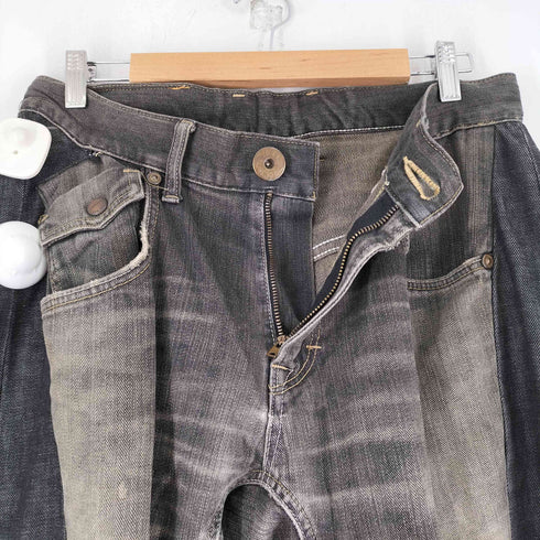 シンチバック リメイクデニムパンツ メンズ