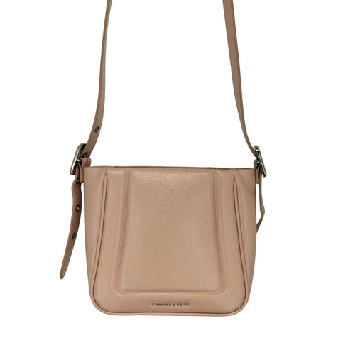 チャールズアンドキース CHARLES&KEITH Petra ペトラ デニムボクシーバケツバッグ レディース