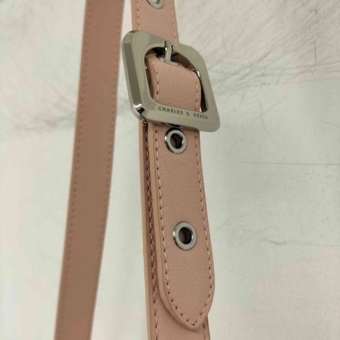 チャールズアンドキース CHARLES&KEITH Petra ペトラ デニムボクシーバケツバッグ レディース