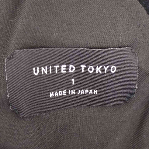 ユナイテッドトウキョウ UNITED TOKYO アーチシェイプカッティングワンピース/ジャンパースカート レディース 1