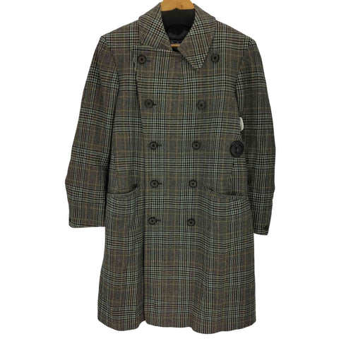 バーバリーズ BURBERRYS 60-70s 英国製 ウール100% グレンチェック チェスターコート メンズ JPN:M