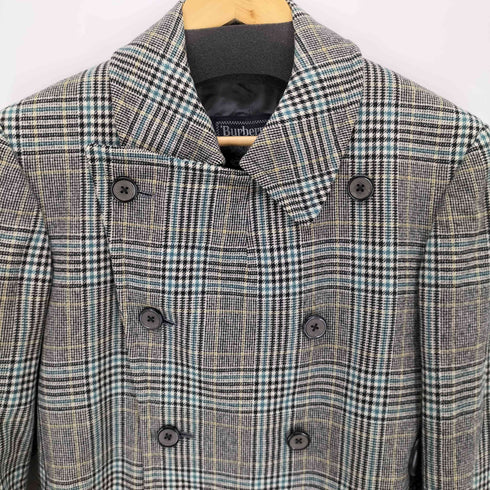 バーバリーズ BURBERRYS 60-70s 英国製 ウール100% グレンチェック チェスターコート メンズ JPN:M