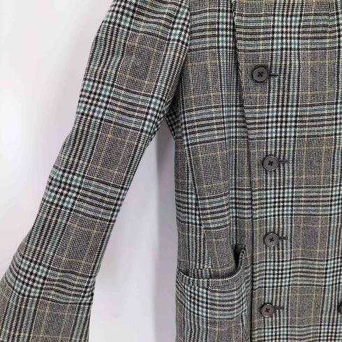 バーバリーズ BURBERRYS 60-70s 英国製 ウール100% グレンチェック チェスターコート メンズ JPN:M