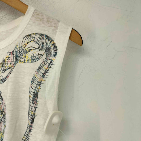 ザディグエヴォルテール ZADIG&VOLTAIRE スカルプリント タンクトップ レディース import:XS