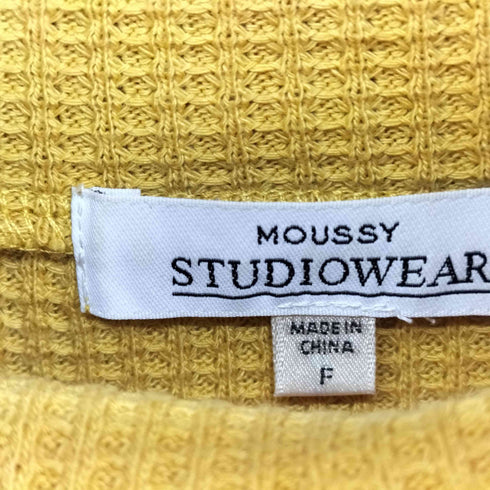 マウジースタジオウェア MOUSSY STUDIOWEAR SW RIEHATA CROP TOP レディース FREE