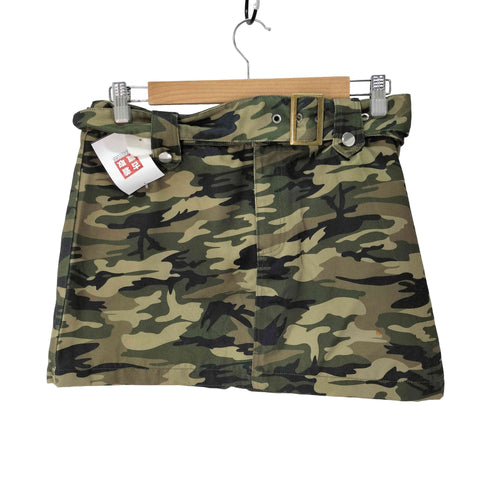 シーイン SHEIN Y2K カモフラ ミニスカート レディース L