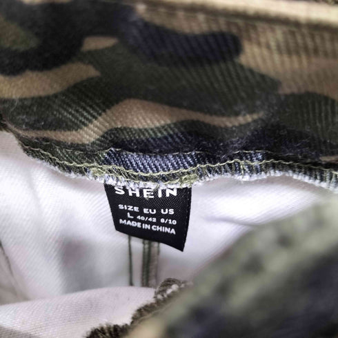 シーイン SHEIN Y2K カモフラ ミニスカート レディース L