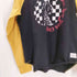 ショット Schott BASEBALL T-SHIRT PLAYING CARD ベースボール チェッカー×ガールズライダー ラグランスリーブ L/S Tシャツ メンズ import:XL
