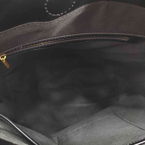 GEORGE CINQ BELTEDBUCKET キップスキン レザー トートバッグ レディース