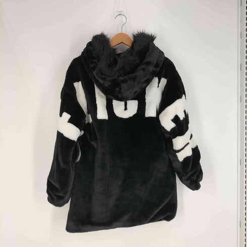 Roger&Raw Backロゴファーコート レディース JPN:M