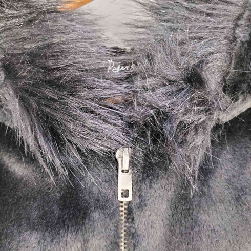 Roger&Raw Backロゴファーコート レディース JPN:M
