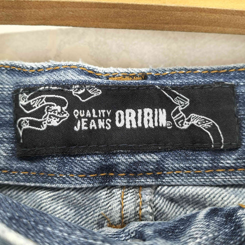 oririn 平成 Y2K クロップドデニムパンツ レディース