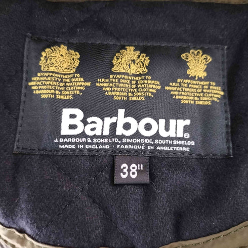 バブアー Barbour BUTTON QUILT WOOL 襟コーズ キルティングジャケット メンズ UK:38